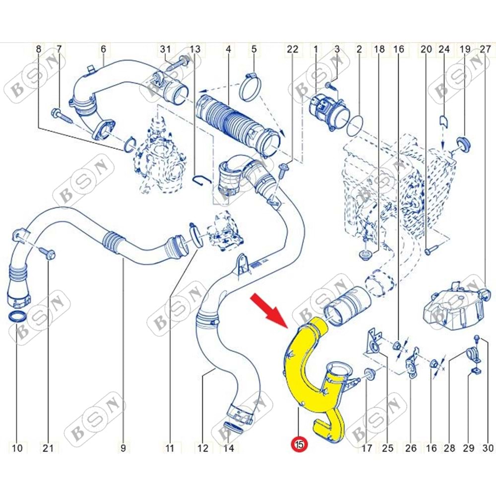 HAVA FİLTRE BORUSU ( Rezanatör )
