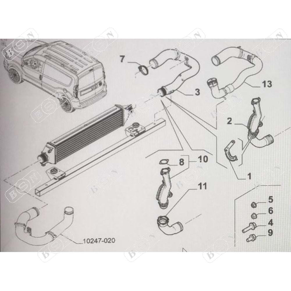 TURBO HORTUMU TAKIMI PLASTİK BORU HARİÇ SİLİKON (ÖZEL ÜRETİM)