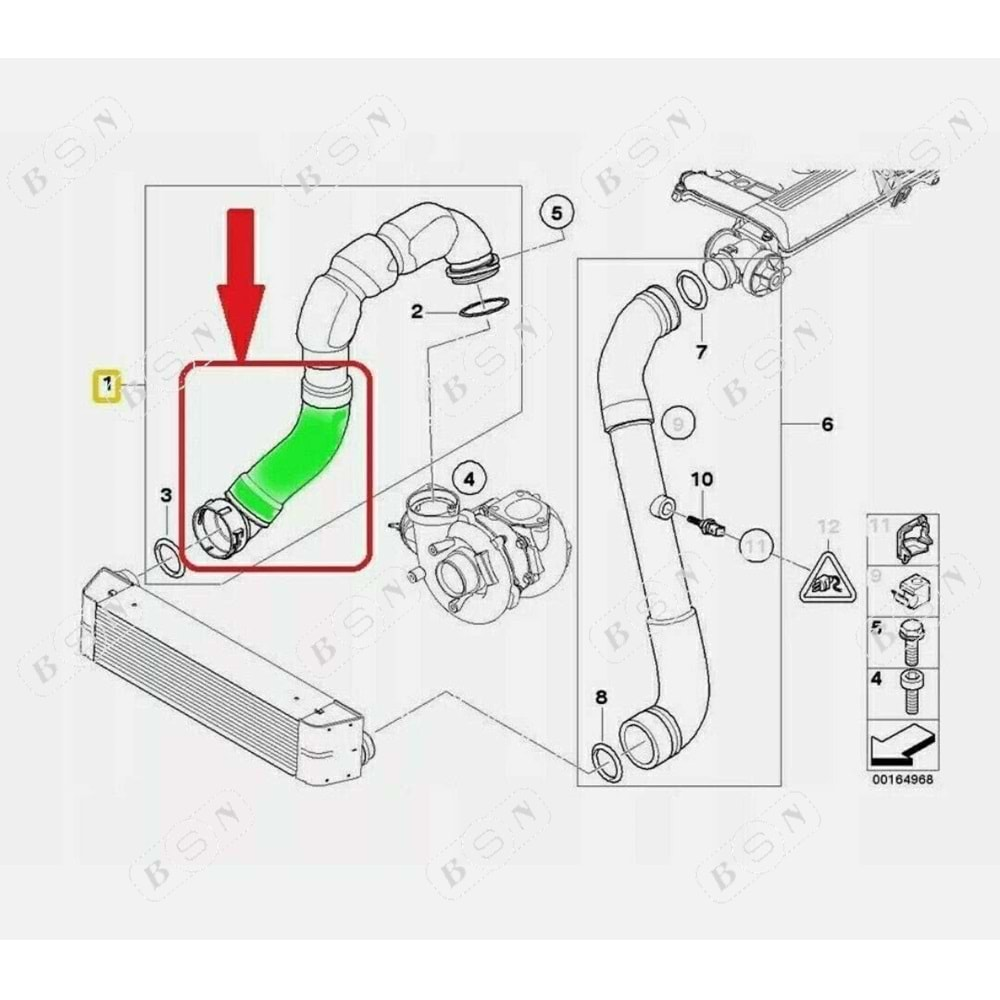 TURBO HORTUMU METAL BORU HARİÇ